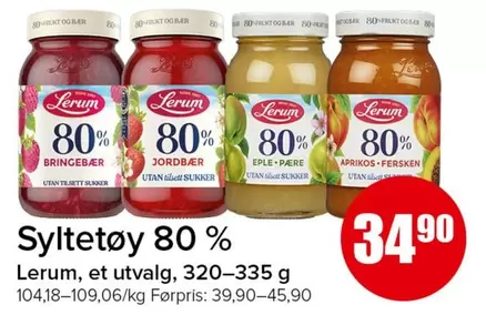 Syltetøy 80 %