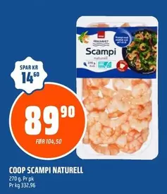 Scampi Naturell