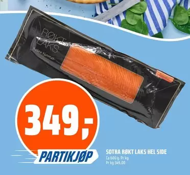 SOTRA RØKT LAKS HEL SIDE