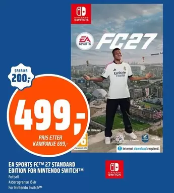 Switch - EA SPORTS FC™ 27 STANDARD EDITION FOR NINTENDO SWITCH™