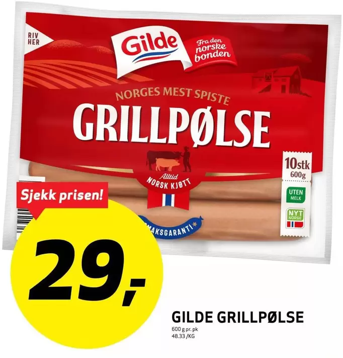 Norsk - GRILLPØLSE