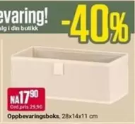 Oppbevaringsboks