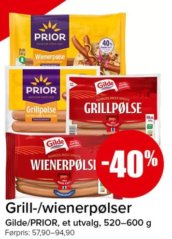 Grill-/wienerpølser