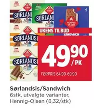 Sørlandsis/Sandwich