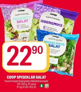 COOP SPISEKLAR SALAT