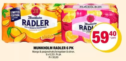 Munkholm Radler 6 Pk