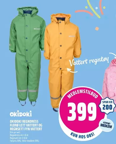 OKIDOKI REGNDRESS