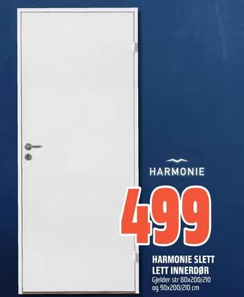 HARMONIE SLETT LETT INNERDØR