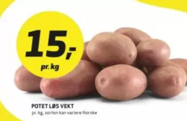 POTET LØS VEKT