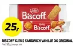 BISCOFF KJEKS SANDWICH VANILJE OG ORIGINAL