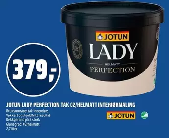 LADY PERFECTION TAK 02/HELMATE INTERIØRMALING