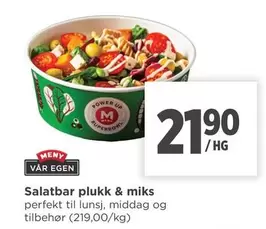Salatbar plukk & miks