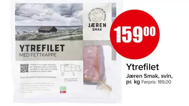 Ytrefilet med fettkappe