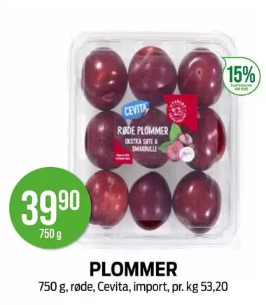 RØDE PLOMMER