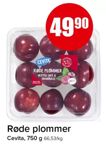 Røde plommer