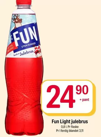 Light julebrus