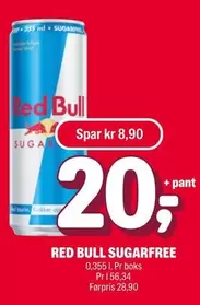 RED BULL SUGARFREE