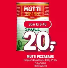 Pizzasauce Oregano & basilikum