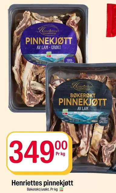 PINNEKJØTT AV LAM