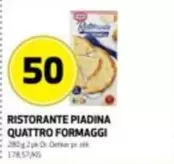 PIADINA QUATTRO FORMAGGI
