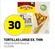 TORTILLAS LARGE EX. THIN