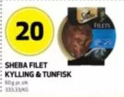 SHEBA FILET KYLLING & TUNFISK