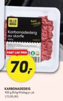 Fast - Karbonadedeig