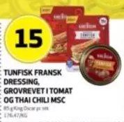 Chili - TUNFISK FRANSK DRESSING, GROVREVET I TOMAT OG THAI CHILI MSC