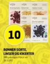 BONNER SORTE, LINSER OG KIKERTER