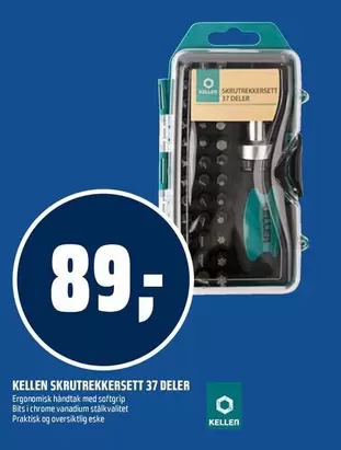 SKRUTTREKKERSETT 37 DELER