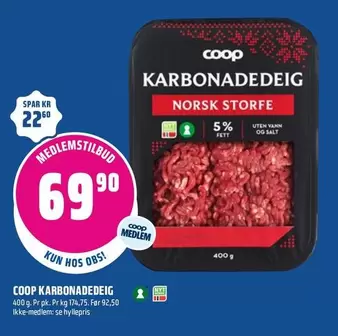 Norsk - KARBONADEDEIG