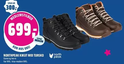 NORTHPEAK KIKUT MID TURSko