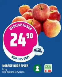 NORSKE RØDE EPLER