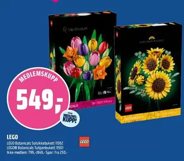 LEGO Botanicals Solsikke/Tulipan Buket 11502
