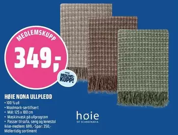 HØIE NONA ULLPLEDD