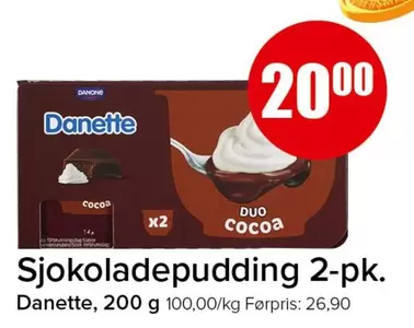 Sjokoladepudding 2-pk.