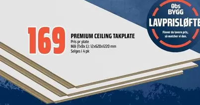 PREMIUM CEILING TAKPLATE