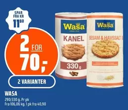 Wasa - KANELL SESAM & HAVSSALT