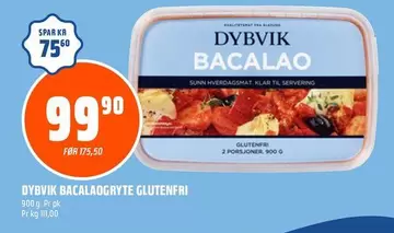 DYBVIK BACALAOGRYTE GLUTENFRI