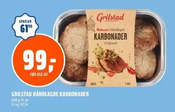 Håndlagde karbonader