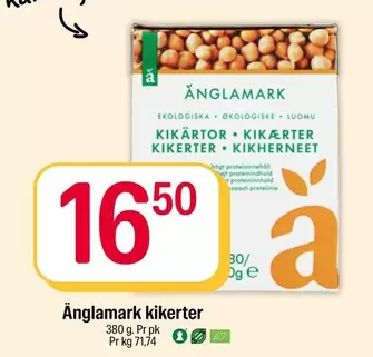 Änglamark kikärter
