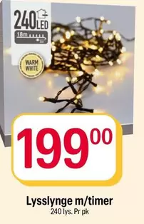 White - 240 LED lysslinge