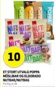 Bag - MÜSLIBAR OG ELDORADO NUTBAR/NUTBAG