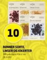Bønner Sorte, Linser Og Kikkerter
