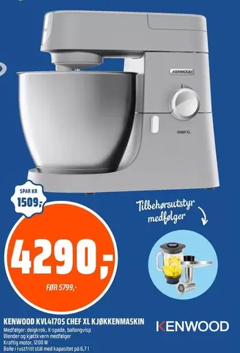 KVL470S CHEF XL KJOEKKENMASKIN