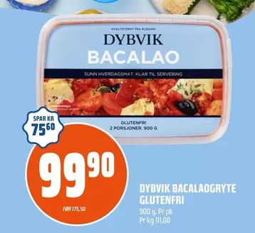 BACALAOGRYTE GLUTFENFRI