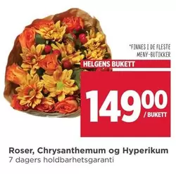 Roser - Helgens Bukett