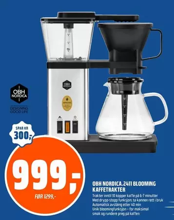 BLOOMING KAFFETRAKTER
