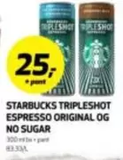 No - TRIPLESHOT ESPRESSO ORIGINAL OG NO SUGAR