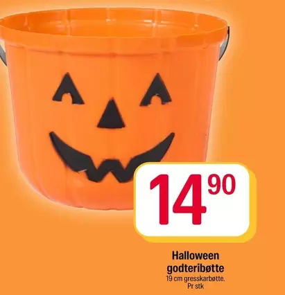 Halloween godteribøtte